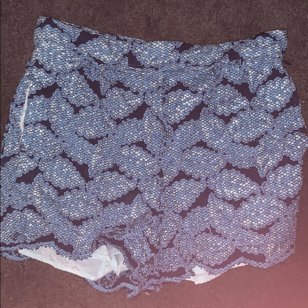 Blue shorts